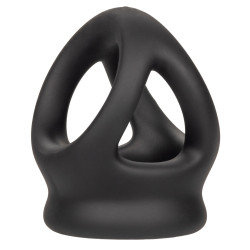 alpha ring by Calextotics Ballstretcher en silicone Alpha Dual 37 mm Noir